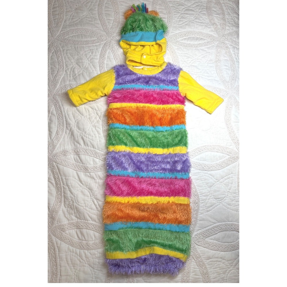 Infant 3-6 Mo Rubies Unisex Wiggly Worm Halloween Costume Rainbow Bunting